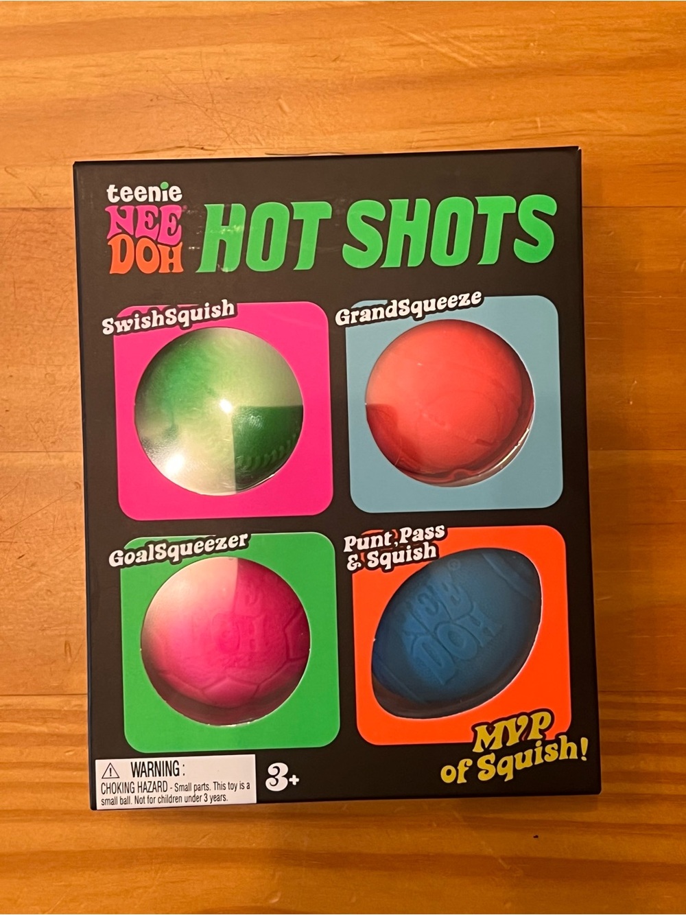Teenie Nee Doh Hot Shots Kids Squeeze Toy Set - Multi-Color